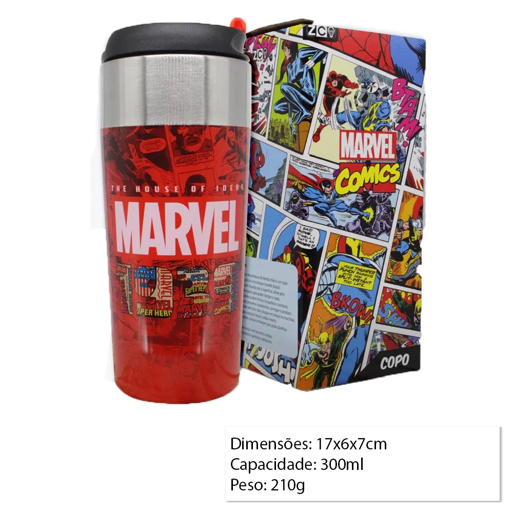 Copo De Viagem Marvel Ml Ref