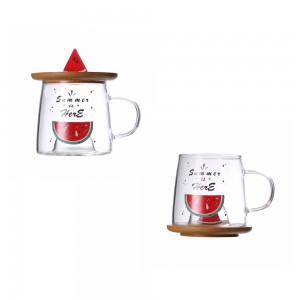 CANECA BOROSSILICATO COM BASE 3D MELANCIA 280ML REF: 223076 CANECA BOROSSILICATO COM BASE 3D MELANCIA 280ML REF: 223076