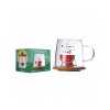 CANECA BOROSSILICATO COM BASE 3D MELANCIA 280ML REF: 223076