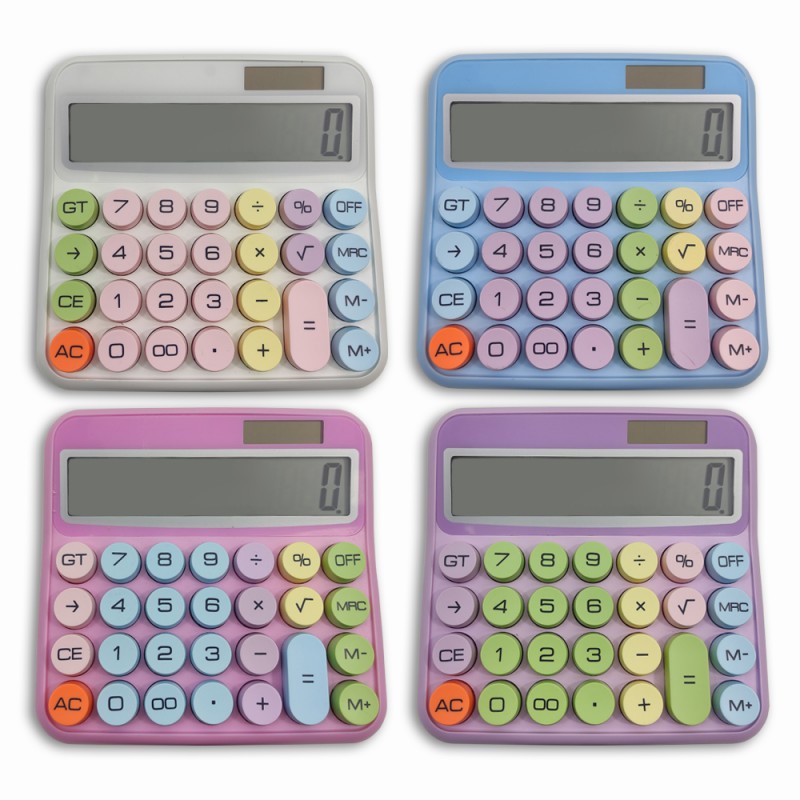CALCULADORA SOLAR COLORIDA EM PLÁSTICO REF: KK-2278 CALCULADORA SOLAR COLORIDA EM PLÁSTICO REF: KK-2278
