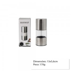 MOEDOR DE PIMENTA DE INOX REF:2807 MOEDOR DE PIMENTA DE INOX REF:2807