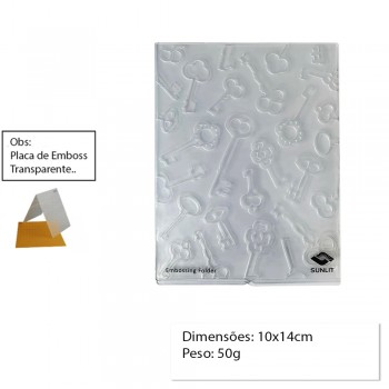 PLACA PARA EMBOSS MODELO CHAVES