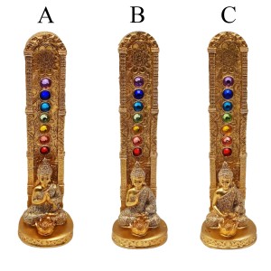 PORTA INCENSO DE RESINA MODELO BUDA REF: TRES-E58