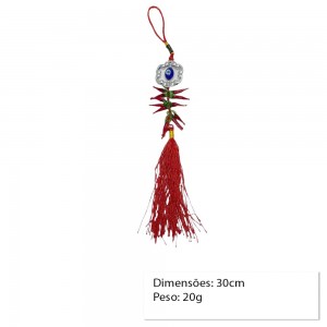 CHAVEIRO OLHO GREGO C/ PIMENTINHA. 