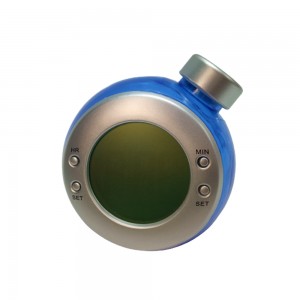 RELÓGIO DE MESA E GARRAFA AZUL. TAM:10.0 RELÓGIO DE MESA E GARRAFA AZUL. TAM:10.0