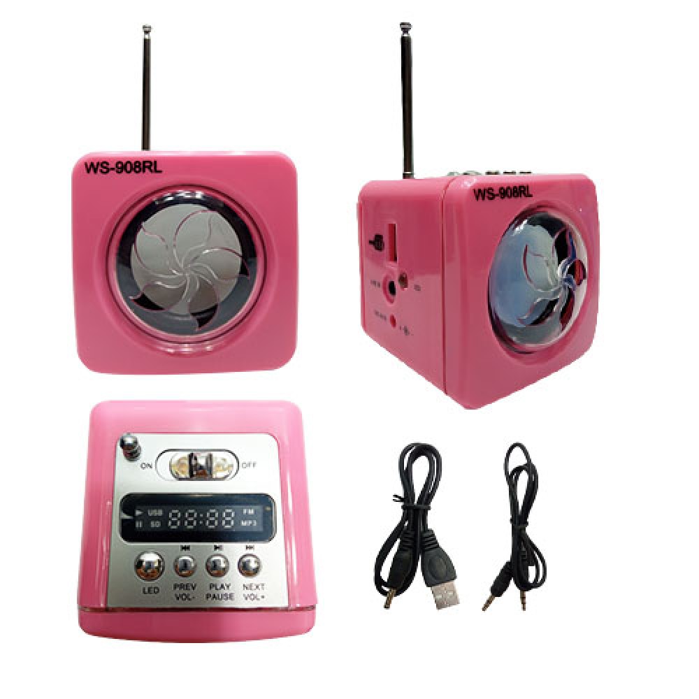 MINI RADIO FM. ROSA SEM TROCA