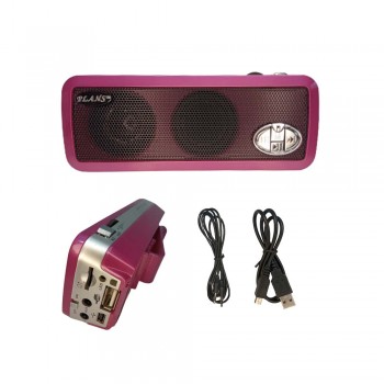 MINI RADIO ROXO FM. TAM:14.0x5.5x3.0CM