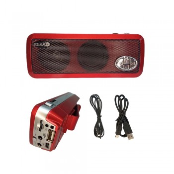 MINI RADIO VERMELHOFM. TAM:14.0x5.5x3.0CM