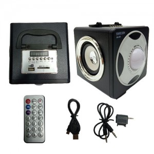 MINI RADIO FM. BRANCO TAM:13x13x13cm MINI RADIO FM. BRANCO TAM:13x13x13cm