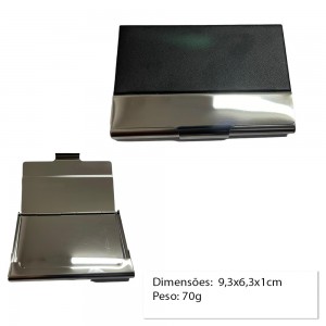PORTA CARTÃO EM METAL