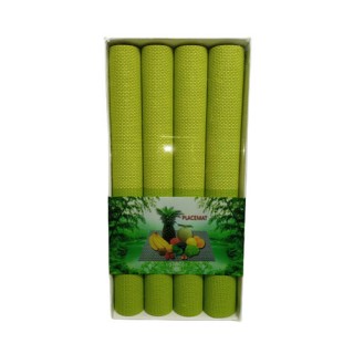 JOGO AMERICANO C/4PÇS VERDE LISO