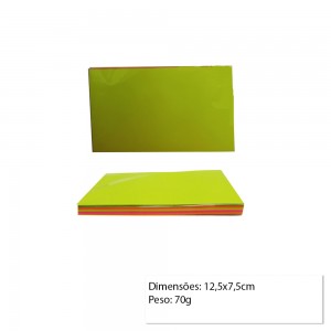 BLOCO AUTOADESIVO C/ 100 FOLHAS REF: E5 BLOCO AUTOADESIVO C/ 100 FOLHAS REF: E5