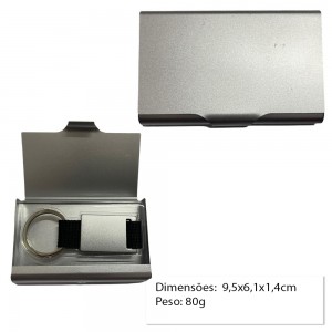 PORTA CARTAO C/CHAVEIRO REF:ANC017-AKC020