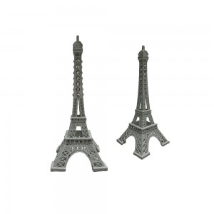 TORRE EIFFEL EM METAL BRANCO