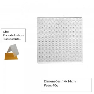 PLACA PARA EMBOSS MODELO FORMAS  REF: 126233