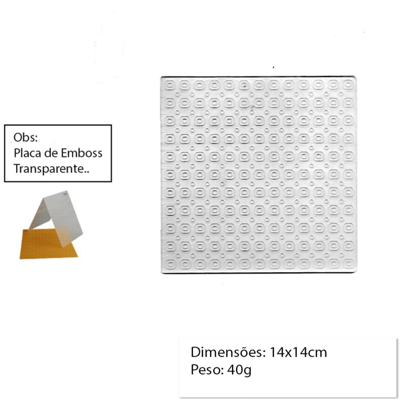 PLACA PARA EMBOSS MODELO FORMAS REF: 126233 PLACA PARA EMBOSS MODELO FORMAS REF: 126233