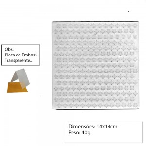 PLACA PARA EMBOSS MODELO ASTERISCO  REF: 126264