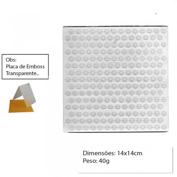 PLACA PARA EMBOSS MODELO ASTERISCO  REF: 126264