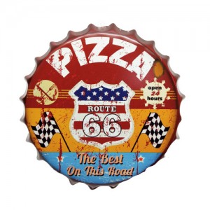 TAMPA DE METAL DECORATIVA P/ PAREDE MOD: 1