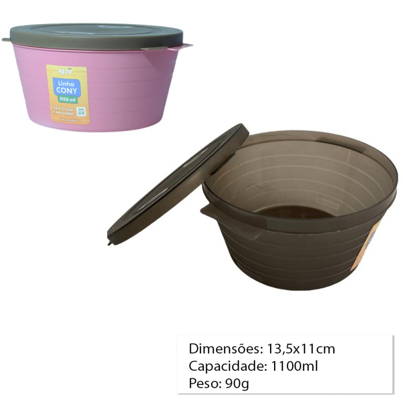 POTE LINHA CONE 1100ML REF: 1081