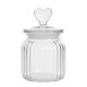 POTE DE VIDRO COM TAMPA HERMÉTICA MODELO CORAÇÃO 650ML REF: 230543 POTE DE VIDRO COM TAMPA HERMÉTICA MODELO CORAÇÃO 650ML REF: 230543