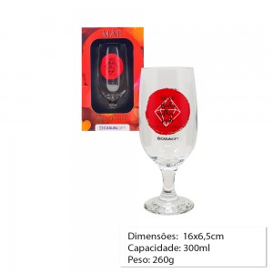 TACA PARA CERVEJA MAE MINHA MELHOR PARTE 300ML TACA PARA CERVEJA MAE MINHA MELHOR PARTE 300ML