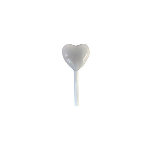 ENFEITE PARA FESTA MODELO: CORAÇÃO BRANCO C/12 PCS