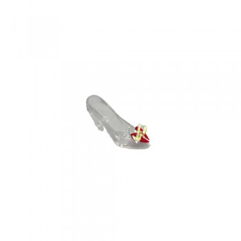 ENFEITE PARA FESTA MODELO: SAPATO TRASPARENTE C/12 PCS