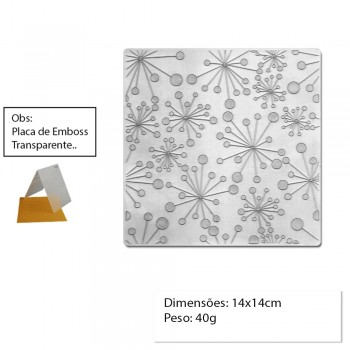 PLACA PARA EMBOSS MODELO COVALENTE  REF: 23013