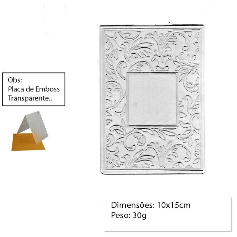 PLACA PARA EMBOSS MODELO PLANTAS REF: 22726 PLACA PARA EMBOSS MODELO PLANTAS REF: 22726