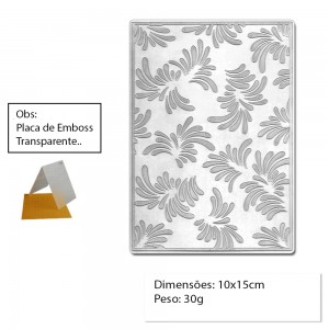 PLACA PARA EMBOSS MODELO FORMAS  REF: 22736
