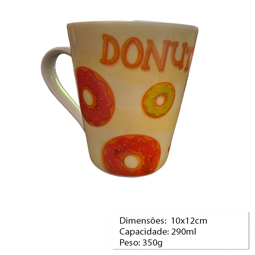 CANECA DONUTS 290ML REF:73-290E