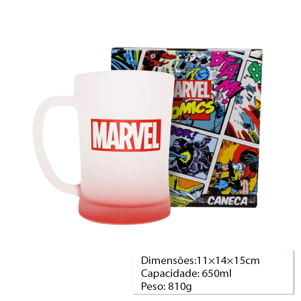 CANECA CHOP FOSCA MARVEL CLASSIC 650ML REF: 10024171