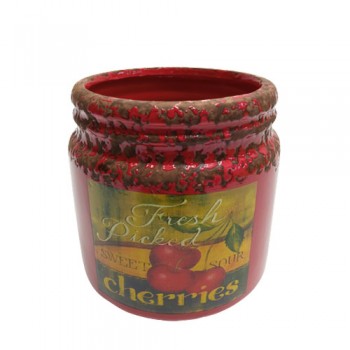 VASO ESTAMPADO VERMELHO VASO ESTAMPADO VERMELHO