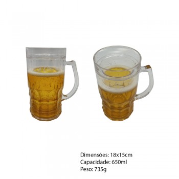 CANECA DE CHOPP 650ML REF: HT19B CANECA DE CHOPP 650ML REF: HT19B