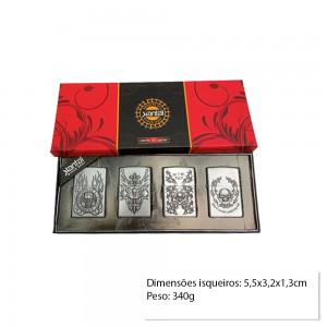 ISQUEIRO EM METAL  C/4 *NAO VEM ABASTECIDO REF:AP6078 ISQUEIRO EM METAL  C/4 *NAO VEM ABASTECIDO REF:AP6078