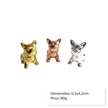 ENFEITE EM CERAMICA MODELO CACHORRO AP6882-DS ENFEITE EM CERAMICA MODELO CACHORRO AP6882-DS