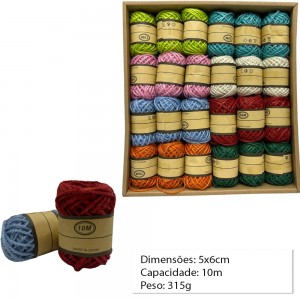 CORDAO/BARB ENTREL. FIOS DE LINHA C/24 RL 10M REF:AP34123-1C
