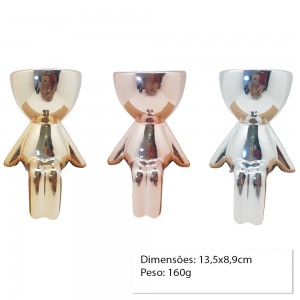 CACHEPOT DECORATIVO DE CERAMICA P/PLANTAS 