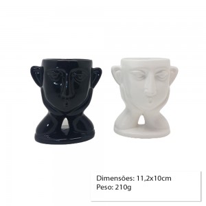 CACHEPOT DECORATIVO DE CERAMICA P/PLANTAS 