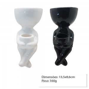 CACHEPOT DECORATIVO DE CERAMICA P/PLANTAS 