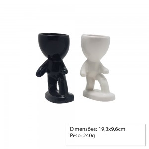 CACHEPOT DECORATIVO DE CERAMICA P/PLANTAS 