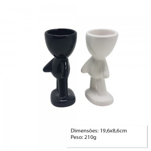 CACHEPOT DECORATIVO DE CERAMICA P/PLANTAS 