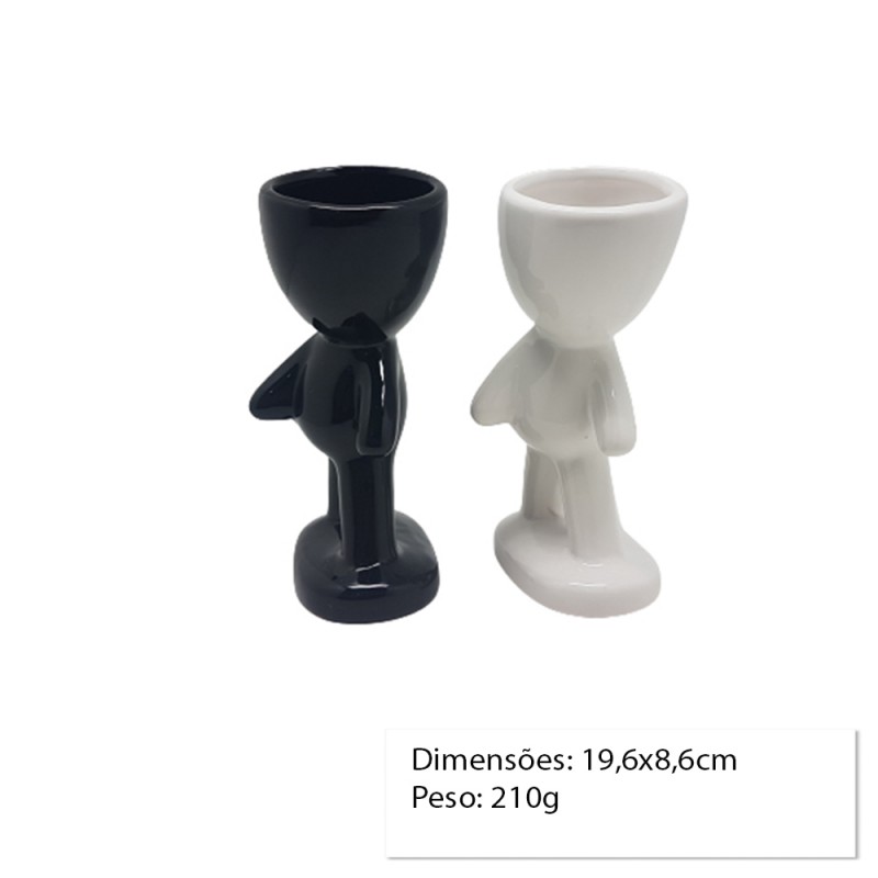CACHEPOT DECORATIVO DE CERAMICA P/PLANTAS 