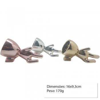 CACHEPOT DECORATIVO DE CERAMICA P/PLANTA 