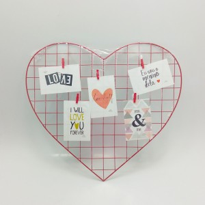 TELA ARAMADA PARA FOTOS EM METAL 52X57CM COR VERMELHA REF: APD38108-52X57