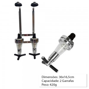 SUPORTE METAL C/TORN.DEST.SEV.BEBIDA P/2GAR REF:AP36666-2ZP