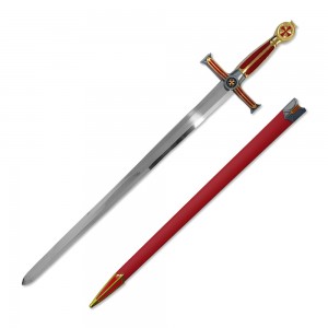 ESPADA COM LÂMINA SEM CORTE EM METAL REF: PFL199108G