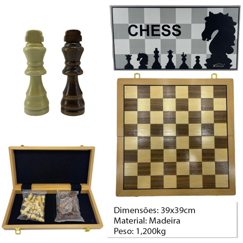 JOGO XADREZ MAD. C/32PCS REF:APW4019
