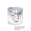 COPO SHOT MODELO CAVEIRA EM VIDRO 250ML  REF: APSCKL-250